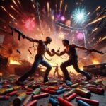 Awali Pergantian Tahun: Warga di Makassar Saling Serang Petasan di Jalanan