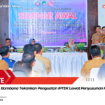 IPTEK, RIPJ-PID, Wabup Bombana, Ahmad Yani IPTEK, RIPJ-PID, Wabup Bombana, Ahmad Yani