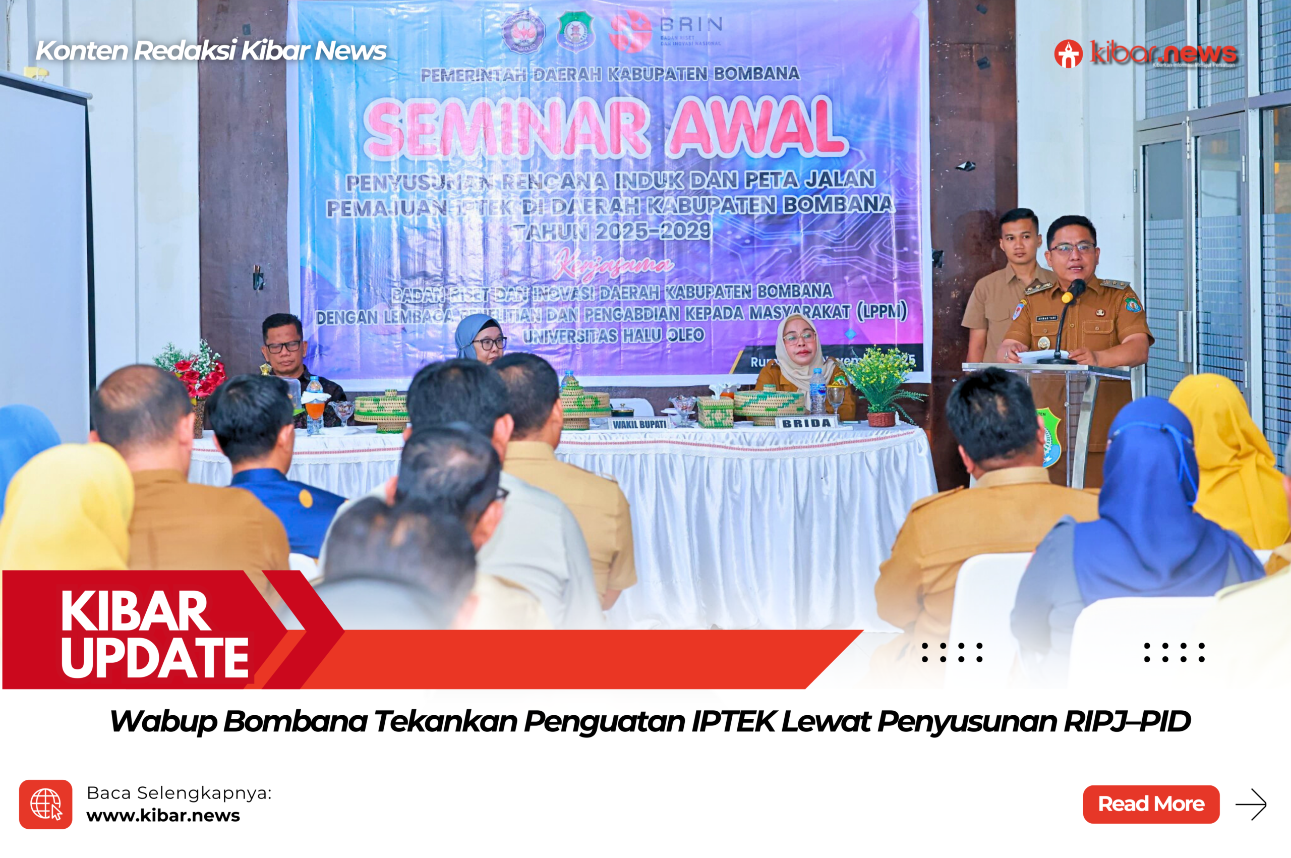 IPTEK, RIPJ-PID, Wabup Bombana, Ahmad Yani